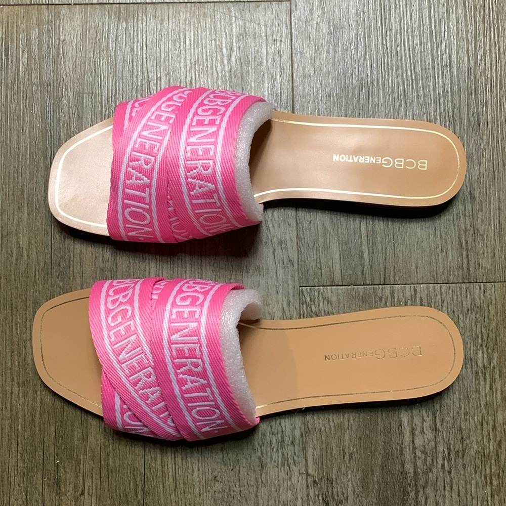 BCBGeneration Pink Sandals - Picture 2 of 3